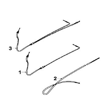 Kabels Peugeot Speedfight 2 50 2-takt AC Zwart