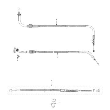 Kabels Peugeot Speedfight 3 50 4-takt AC