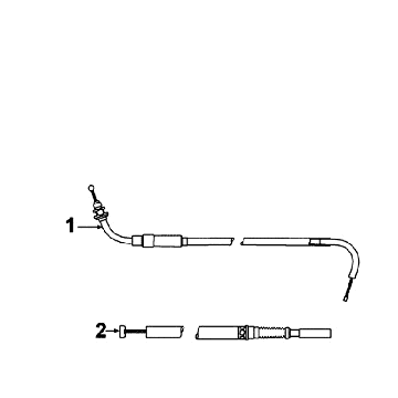 Kabels Peugeot Vivacity Blauw