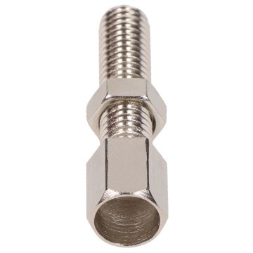 Kabelstelbout M6 met gleuf (25mm schroefdraad)