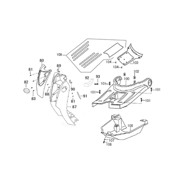 Kappen - Beplating China Flash / Pico zwart