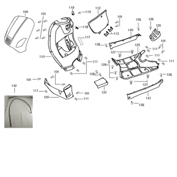 Kappen - Beplating 1 China Classic LX Sport mat antraciet
