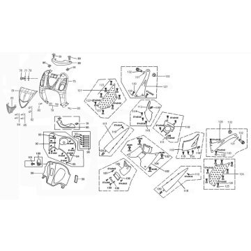 Kappen - Beplating China Retro Extra mat wit