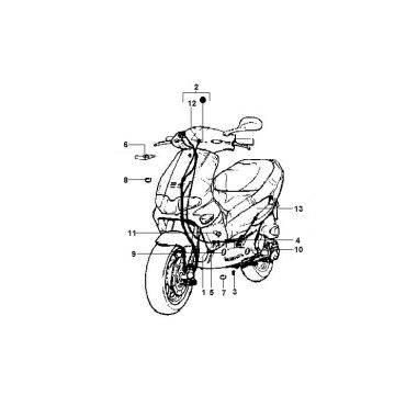 Kappen - Beplating Gilera Runner 50 2-takt LC 1998-2005