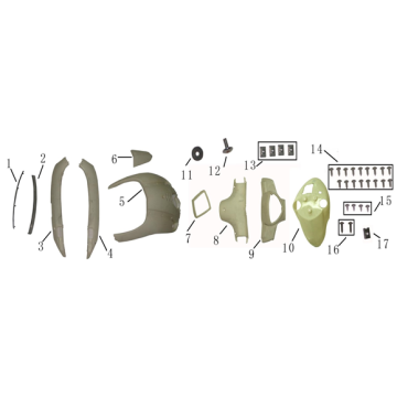 Kappen - Beplating voorzijde AGM Nano goud