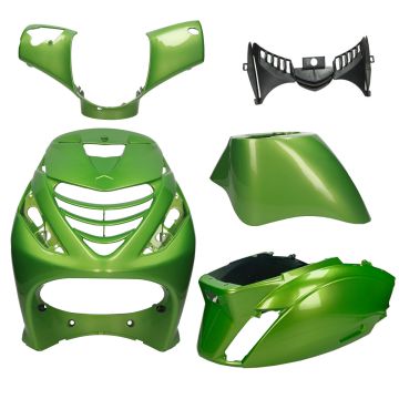 Kappenset SP look Piaggio Zip 2000→50cc 2/4-takt Porsche Taycan groen DMP 5-delig Kappenset SP look Piaggio Zip 2000→50cc 2/4-takt Porsche Taycan groen DMP 5-delig