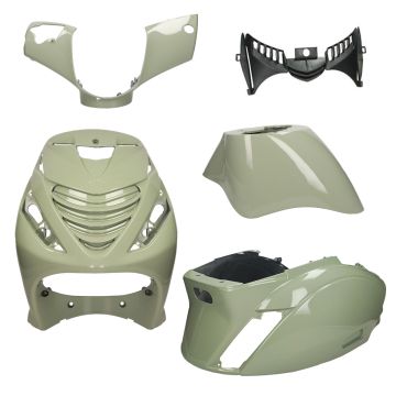 Kappenset SP look Piaggio Zip Porsche dakar shade green EVO-2 dicht DMP 5-delig