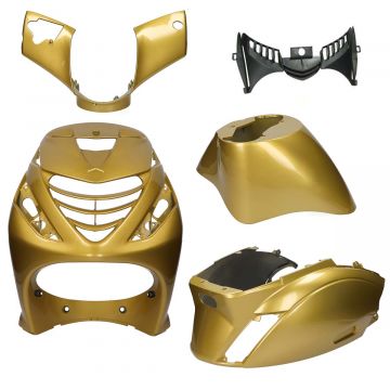 Kappenset SP look Piaggio Zip 2000→50cc 2/4-takt Porsche goud DMP 5-delig