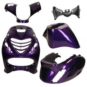 Kappenset SP look Piaggio Zip 2000→50cc 2/4-takt RS1 Twilight paars DMP 5-delig