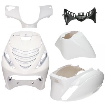 Kappenset SP look Piaggio Zip glanswit EVO-1 dicht DMP 5-delig