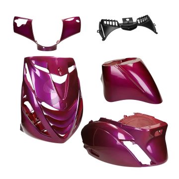 Kappenset SP look Piaggio Zip 2000→50cc 2/4-takt custom candy roze Mezoly 5-delig
