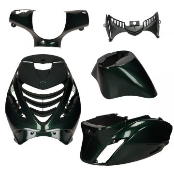 Kappenset SP look Piaggio Zip 2000→50cc 2/4-takt Jaguar groen DMP 5-delig