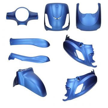 Kappenset SYM Fiddle 2 mat blauw DMP 8-delig