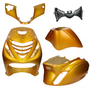 Kappenset Piaggio Zip SP look mat goud 5-delig