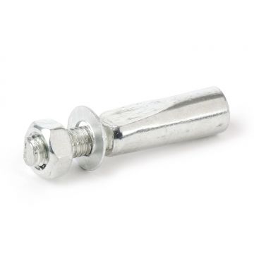 spie/wig voor pedaalcrank Piaggio Ciao,Bravo,Porter inclusief moer en ring