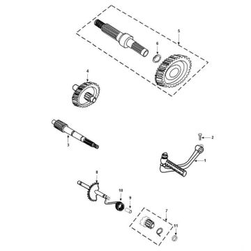 Kickstarteras - Kickstartpedaal - Tandwielen  Peugeot Tweet 50 4-takt AC