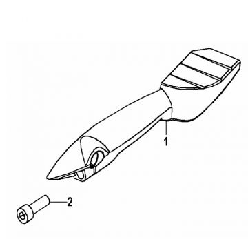 Kickstartpedaal Generic Ideo 50 2-takt wit 2010 25