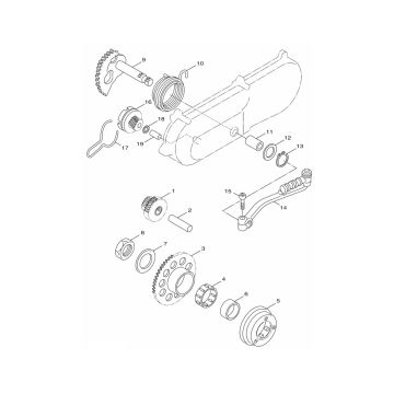 Kickstarter Yamaha Aerox 50i 4-takt LC 2014