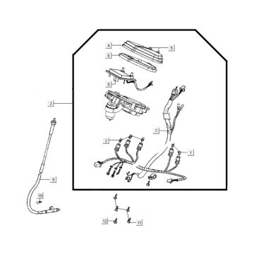 Kilometerteller - Cockpit - Kilometertellerkabel Kymco Agility City 16 200i