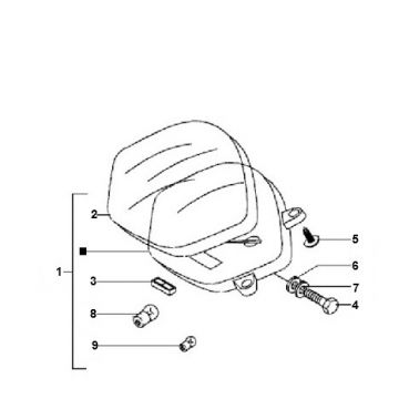 Kilometerteller - Cockpit Vespa LX 50 4-takt 2V AC 25km/u