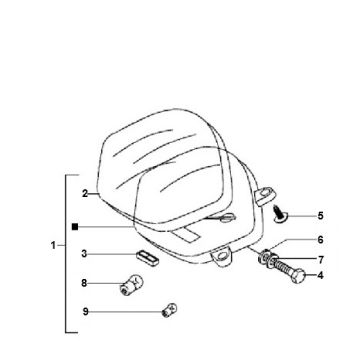 Kilometerteller - Cockpit Vespa LX 50 2-takt AC