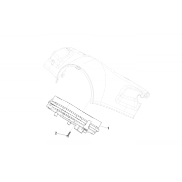 Kilometerteller - Cockpit Vespa Primavera 50 4-takt IGET 3V Euro 4