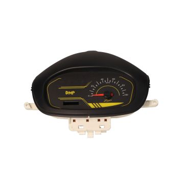 Kilometertellerset Evo Piaggio Zip 4-takt 50cc I-get Euro 4-5 geel DMP
