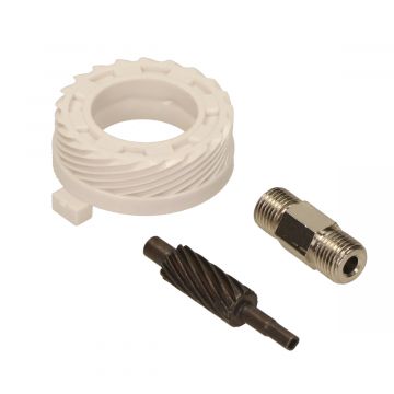 Kilometertelleraandrijving-worm set Zundapp met as 3-delig 517-15.151/515-15.106/515-15.100 DMP