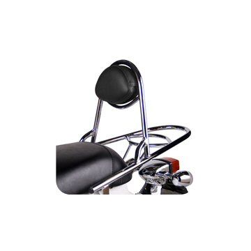 Sissybar + rugkussen Sym Allo chroom origineel KITSY412-Z4A-BLA
