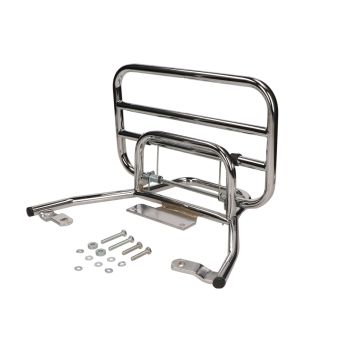 Klapdrager achter Piaggio Zip chroom Faco
