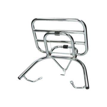 Klapdrager achter SYM Mio 50i chroom