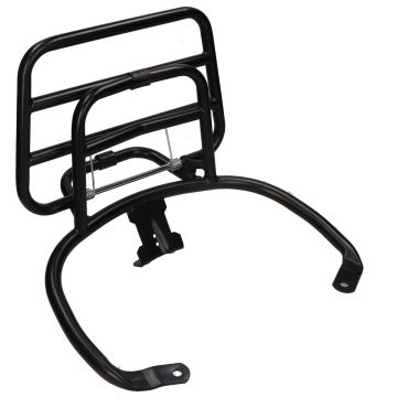 Klapdrager achterzijde Vespa Primavera/Sprint 50-125-150cc/Elettrica matzwart DMP
