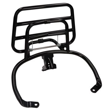 Back carrier foldable a-quality Vespa  Primavera Sprint black shine