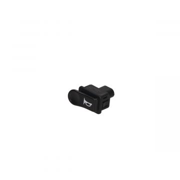 Claxonschakelaar Piaggio Typhoon/Zip/Fastrider/RST/SP/Free/Hexagon/NRG/NTT/Skipper/SKR/Velofax vierkant origineel 292364