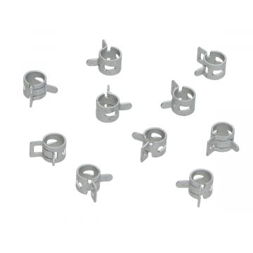Klem benzineslang 6mm universeel 10 stuks