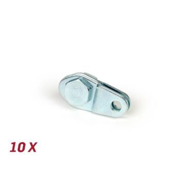 Rempedaal klemplatenset BGM Original Vespa V50,V90,50N,PV125,ET3,SS50,SS90,PK S,PK XL1,PK XL2,ETS,PX 10 stuks