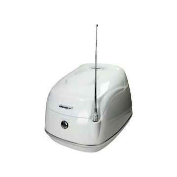 Topkoffer 26 liter glanswit Grande Retro KXM