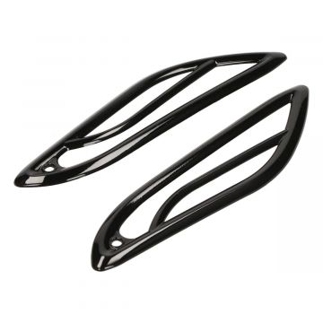 Knipperlicht roosterset glanszwart achterzijde Vespa Primavera/Sprint 50-125-150cc DMP