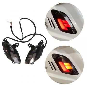 Knipperlicht led Tube set dynamisch smoke achterzijde SYM Fiddle 2 Euro 4-5 2018→