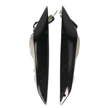 Knipperlicht led set met dagrijdverlichting voorzijde smoke Piaggio Zip 2000→50cc 2/4-takt DMP