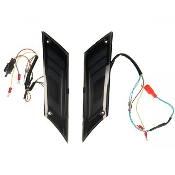 Knipperlicht set Piaggio Zip 2000→50cc 2/4-takt led Sport-1 semi smoke achterzijde DMP
