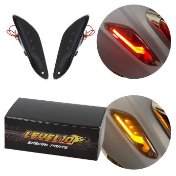 Knipperlicht set led Vespa Primavera / Sprint smoke Level 10 achterzijde
