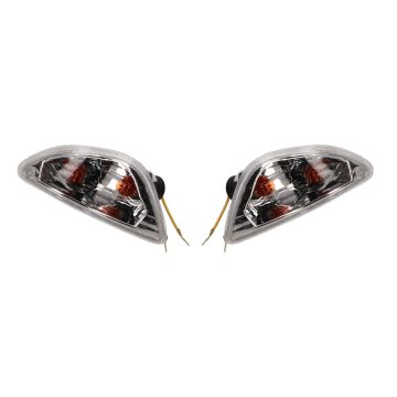 Knipperlicht set achterzijde links-rechts blank glas origineel look Vespa LX/LXV/S Elec