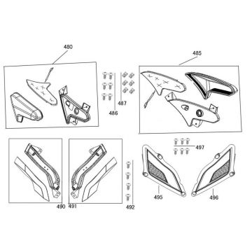 Knipperlichten China R8 wit