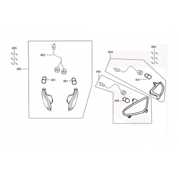 Knipperlichten Edwards Maple V50-2 125 wit