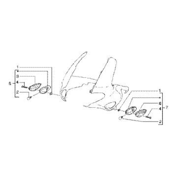 Knipperlichten Gilera Runner FXR 180 2-takt