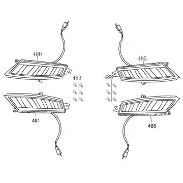 Knipperlichten Znen Grace titanium