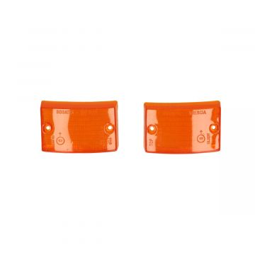 Knipperlichtglas Vespa PK50 origineel 234772 oranje rechts voor