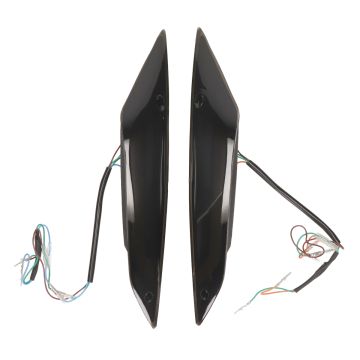 Knipperlicht set LED Sport-1 donker smoke Piaggio Zip 2000→ voorzijde DMP