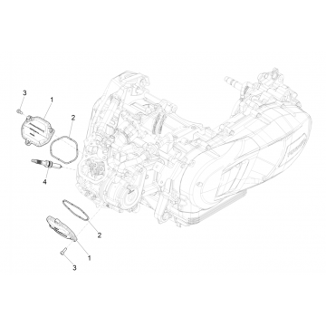 Kleppendeksel - Bougie Piaggio Medley 125 ABS Euro 5 2021-2022